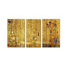 Жёлтое панно для стен Creative Wood Модульные картины на досках, дереве Модульные картины - Дерево жизни